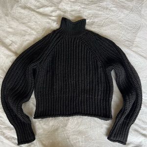 H&M Black Turtleneck Sweater